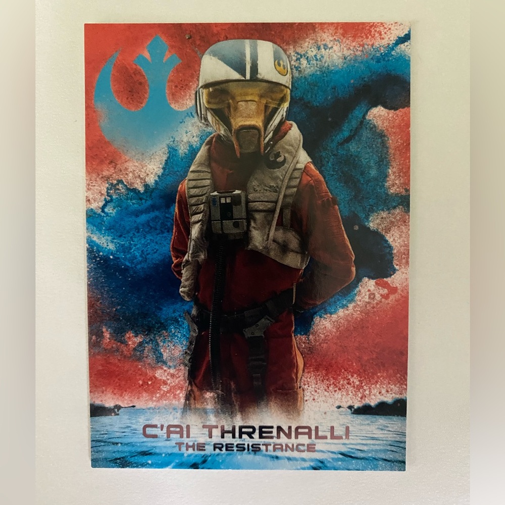 2018 Topps Star Wars The Last Jedi RS-8 C'ai Threnalli Black /99